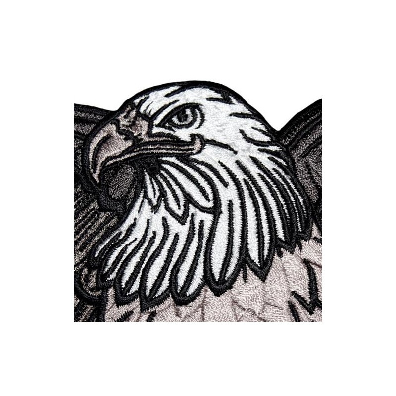 VEGASBEE Bald Eagle Large Embroidered Iron-On Patch 12" by 9.5"