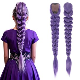Purple Braiding Ponytail Hair Extension, 26In
