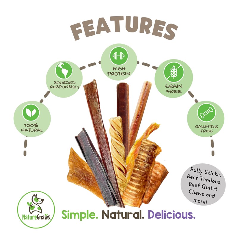 Nature Gnaws Variety Pack for Small Dogs (12 Count) -