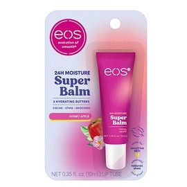 eos 24H Moisture Super Balm- Tratamiento labial de manzana miel, día o noche, hecho para pieles sensibles, 0.35 onzas líquidas