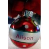Gantz Christmas Ball Name Ornament Alison