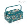 Hobby Gift Medium Sewing Craft Hobby Storage Box, Rectangle, Appliqué,