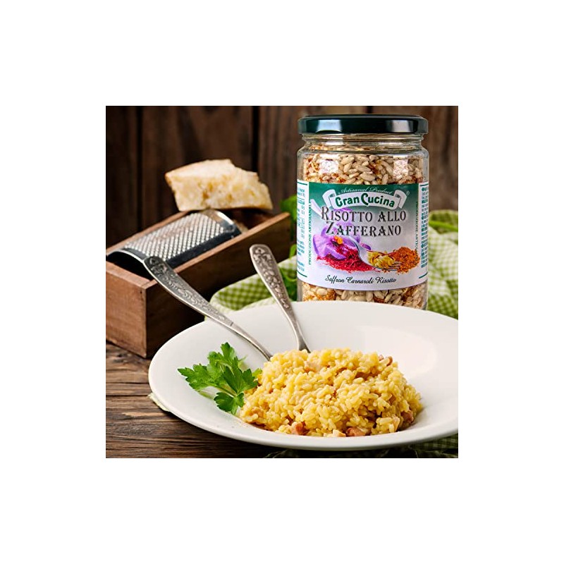 Dolceterra Italian Saffron Rice - Easy to Cook, Ready in
