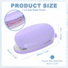 PATIKIL 1/4" 2 Hole Paper Punch, Metal Hole Puncher 10
