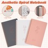 Fuutreo Aesthetic Notebook Sets Teacher Appreciation Gifts 3 Pcs Spiral