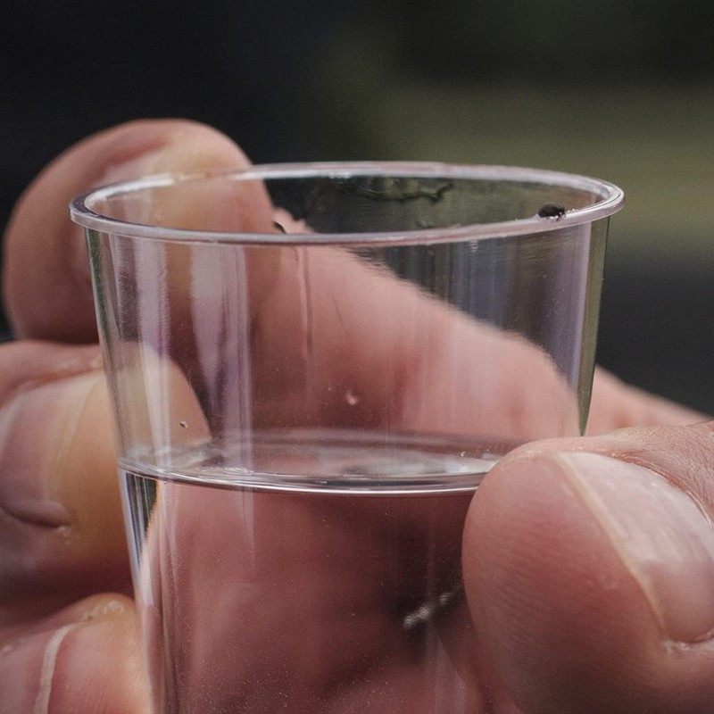 AIOS Pack of 50 Plastic Shot Glasses - Multi Use