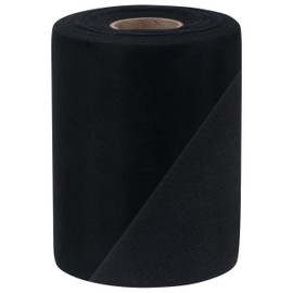 Falk Fabrics Tulle Spool, 6-Inch by 100-Yard, Black
