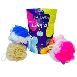 SAHAYA Pack of 2 Premium Soft Bathing Loofah for Men, Women & Kids