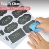 Mr. Pen- Chalkboard Labels, 100pc, Assorted Shapes, 1 White Chalk