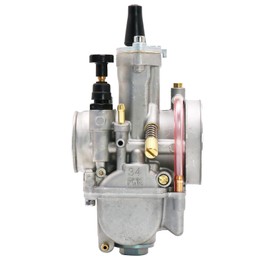 PWK 34mm Carburetor Motorcycle Power Jet Carb Racing Performance Universal for 125cc to 250cc Pit Dirt Bike Motocross Enduro On/Off Road ATV Quad Scooter (34mm)