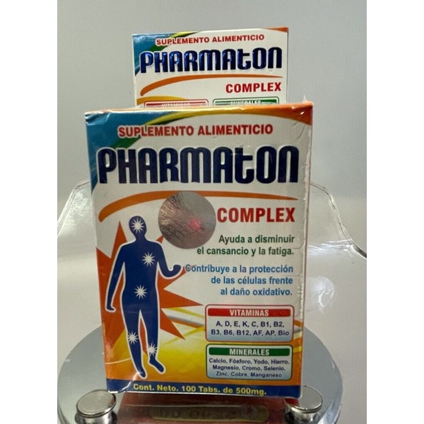 Pharmaton Complex Vitality,Vitamins and Minerals 500mg para cansancio la fatiga