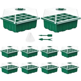 Macetas semillero para plantas Suministros De Jardinería Propagación Reutilizables - Bandeja Traslado Macetas Flores,Cultivo, germinación, trasplante y crecimiento de tomates, flores y hortalizas