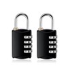 4 Digit Travel Padlock Luggage Combination Lock Outdoor Key Padlock