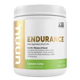 Nuun Hydration Endurance | Workout Support | Electrolytes & Carbohydrates (Lemon Lime, 16 Servings - Canister)