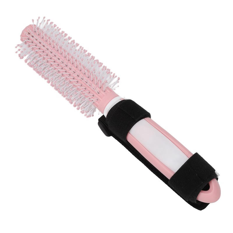 Handicapped Auxiliary Comb Portable Plastic Handle Comb Hair Brush for