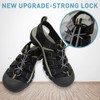UamGlsob Elastic No Tie Shoe Laces Replacement for Water Sandal,