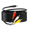 Yeebline 3.5 mm to RCA Camcorder AV Cable, 2-Pack 5ft