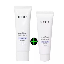 HERA 헤라 유브이 프로텍터 톤업 라벤더 50ml +톤업40ml 증정_무배 Hera UV Protector Tone Up Lavender 50ml + Tone Up 40ml Free Gift_Freeshipping