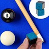 Kichvoe 12pcs Pool Cue Chalk Set, Deep Green, 2.5cm Pool