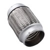 Auto Stainless Steel Exhaust Flexible Pipe Repairing Replacement Tube 150x76mm/6x3in