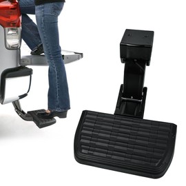 Truck Side Step Retractable Step Compatible with Ford F250 F350 Super Duty 2017-2022, Folding Truck Step Replace 75413-01A 7541301A