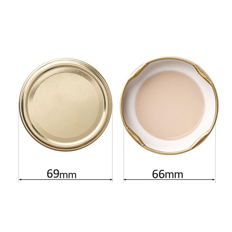Pullmer Lid for jars 66 mm, screw cap, twist-off lid