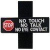 Service Dog No Touch No Talk Warning Vests/Harnesses Patch Embroidered