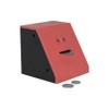 Bestmaple Collection Face Bank Mini Piggy Bank Automatic Saving Money Box Bull (Red)