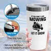 Lawn Mower White Edition Tumbler 20oz - If you don't