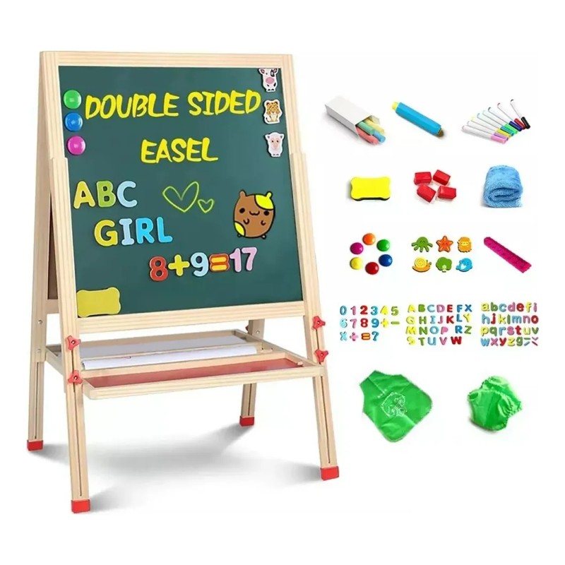 Pizarron Magnetico Caballetes Infantiles Niños Arte Juguete