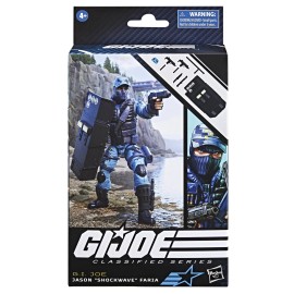 Hasbro G.I. Joe Classified Series Jason Shockwave Faria 6 Inch Action Figure with Ac...