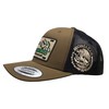 aguacateros de Michoacan Placa Khaki 2 Logos hat Khaki Black