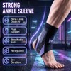 2 Pcs Ankle Brace for Women Men, Purple Adult Support