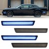 FetonAuto Blue LED Side Marker Lights for 2015-2023 Dodge Challenger