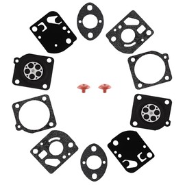 KELKONG 2 Set Carburetor Diaphragm Kit Compatible with Husqvarna 125B 125BV 125BX 125BVX Carburetor Repair Kit for Zama C1Q-W37 545081811 590460102 Carb
