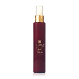 SPA CEYLON Cardamom Rose Body and Pillow Mist | Refreshing Skin Care Spray with Witch Hazel and Himalayan Rose | Non-Oily Fragrance Mist for All Skin Types