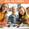 wearage 72 Count Black Pencil Erasers Rectangular Rubber Eraser Bulk