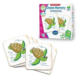 The Learning Journey My First Memory Game - Ocean Memory - 20 Card Matching Memory Game - Educational Toddler Gifts for Boys & Girls Ages 2 and Up, Mu