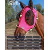 HackFond Horse Fly Mask Generous&Fine Mesh Eye Covers and Ears