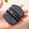 Laroal 4PCS Portable Double-Sided Sharpener Mini Kitchen Sharpener, for Family,