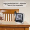 ALLOSUN Digital Thermometer Hygrometer Indoor Humidity Greenhouse Temperature Monitor Alarm