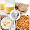 6 Pcs Circle Cookie Cutter Set- 2/3/ 3.5/4/ 5/6 Inch,