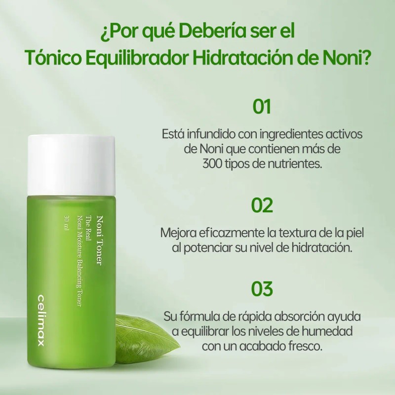Celimax Noni Starter Kit Calmante E Iluminador 3 Pzs Viaje