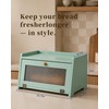 TIRYIUOU Bread Box for Kitchen Countertop: Large Capacity Farmhouse Bread
