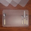 Double-Sided Fully Transparent Placemat for Children, Transparent Food Mat, Easy