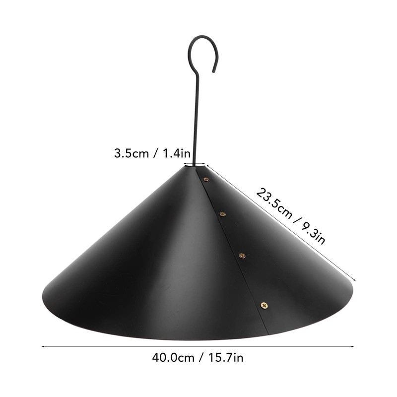 PVC Squirrel Baffle for Bird Feeders, Wrap Around Protector with