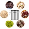 1.5L 304 Stainless Steel Airtight Coffee Beans Container Storage Canister