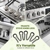 Gas Stove Knob Locks, 5 Pack Stove Knob Locks for