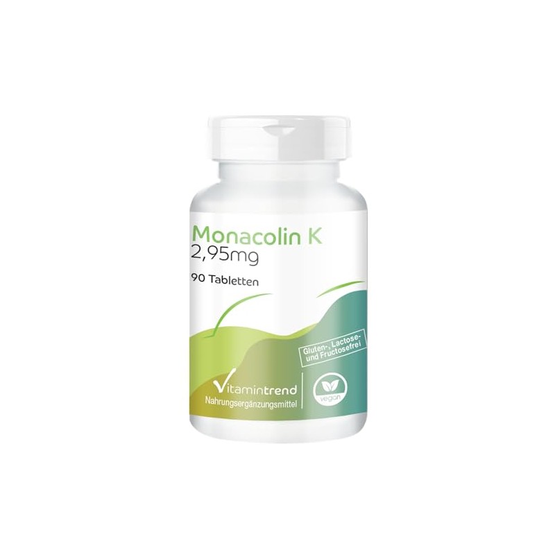 Monacolin K 2.95 mg - 90 Tablets - Red Rice