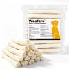 Woofora Rawhide Twist Sticks Dog Treats, Long Lasting Chew Sticks